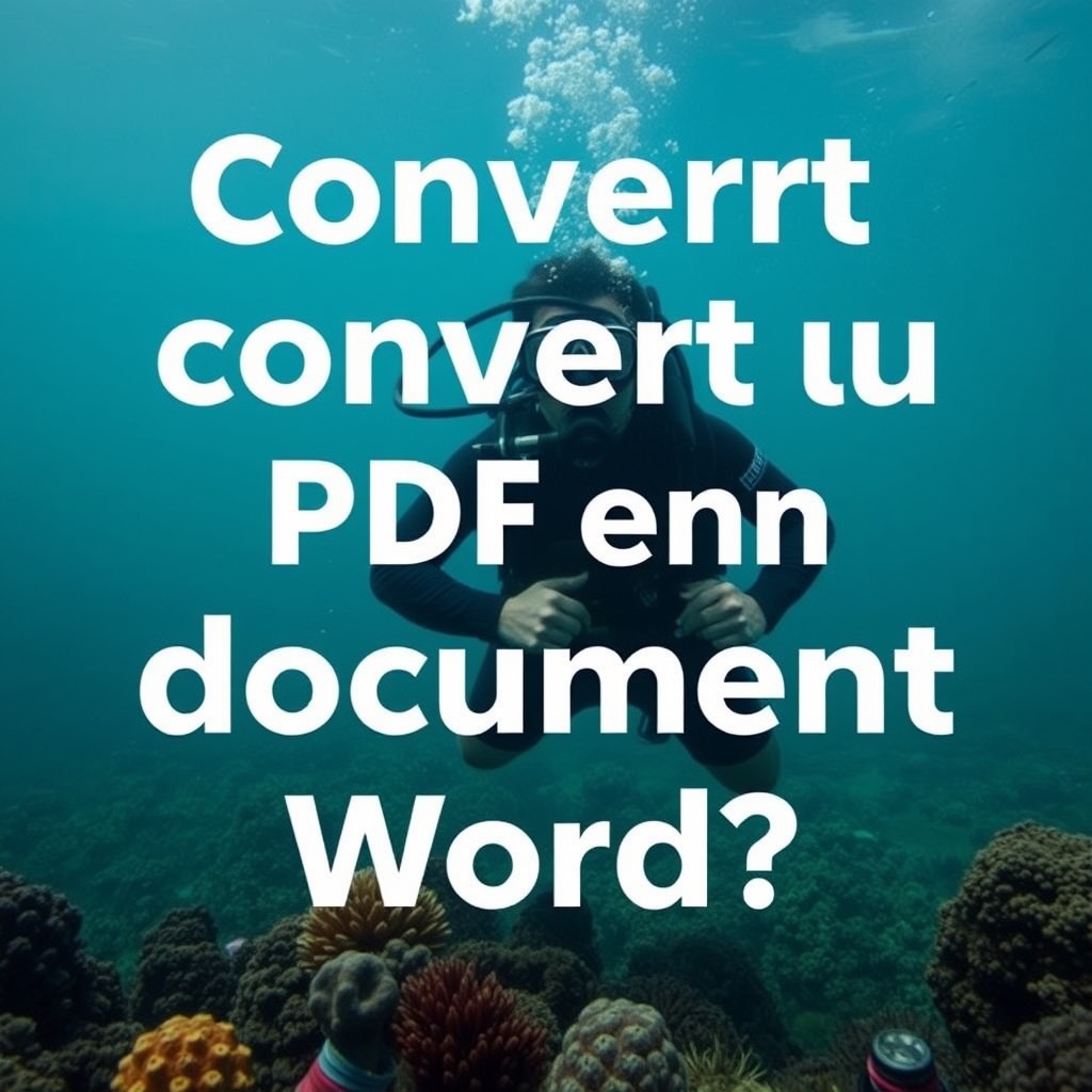 Comment convertir un fichier PDF en document Word ?