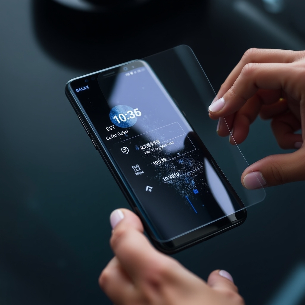 Rendre plus sensible l'écran de Galaxy S8