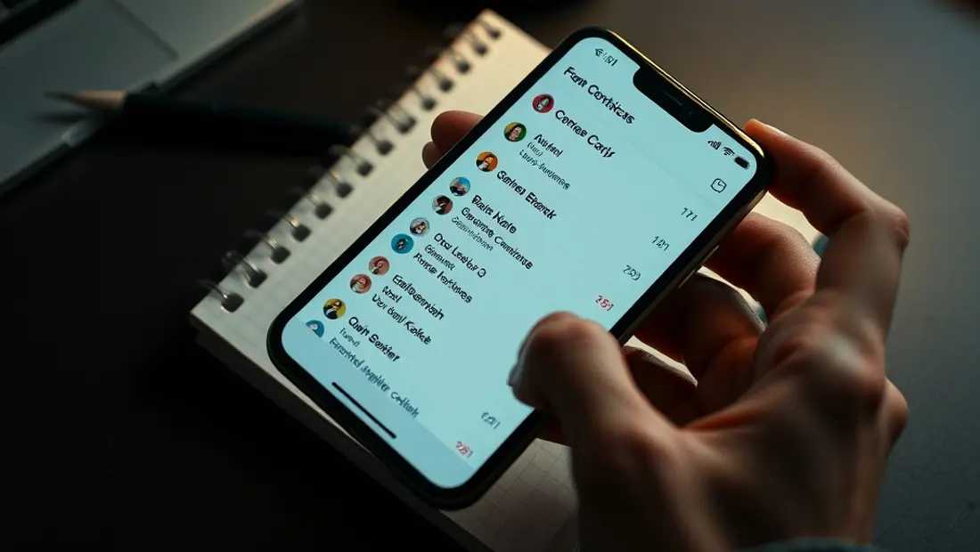 Comment faire pour sauvegarder les contacts iPhone : illustration 1